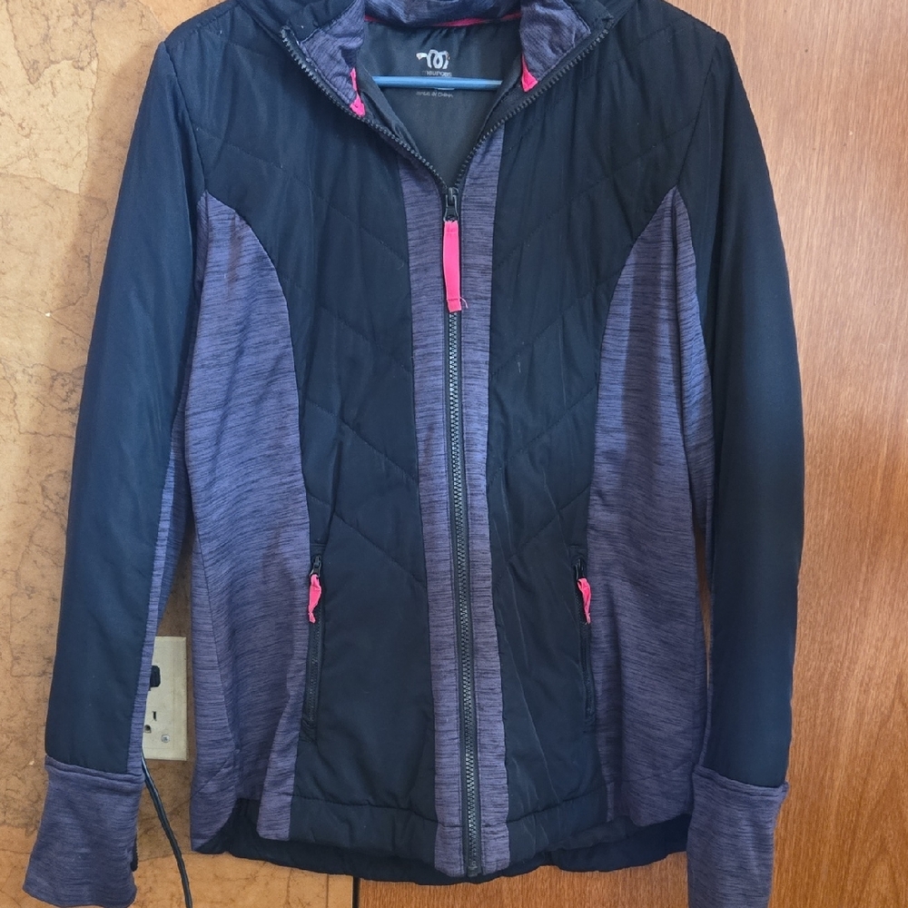 Maurices Black and Purple Ski Jacket